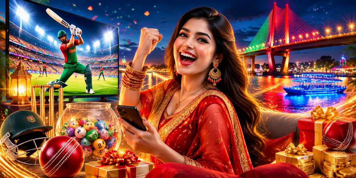 বরিশালে লাল-সবুজ পোশাকে ywkk ক্রিকেট বেটিং উপভোগ করছেন একজন ব্যবহারকারী