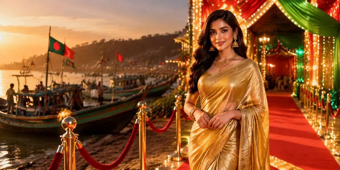 কক্সবাজারে লটারি ও শাড়ি পুরস্কার জেতার আনন্দ উদযাপন
